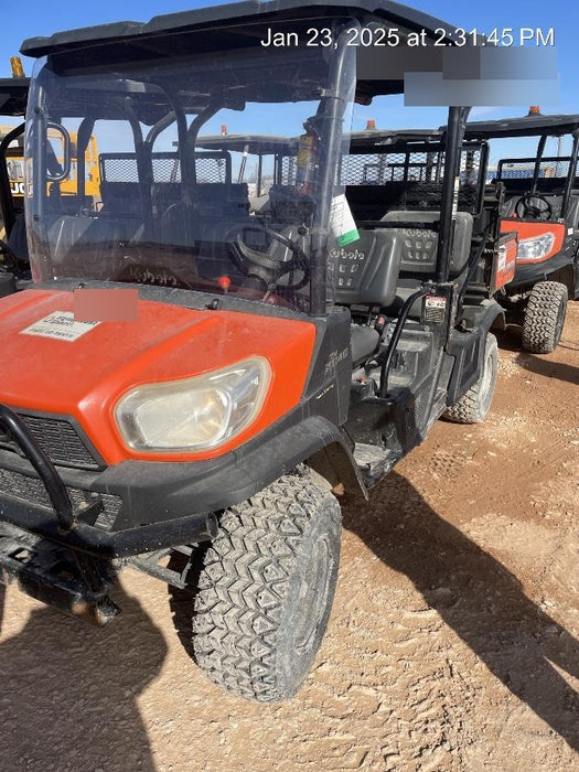 2020 Kubota RTV-X1140W-H Canopy, 4-Seater, Diesel, Windshield Acrylic Clear, Strobe Light, Backup Alarm