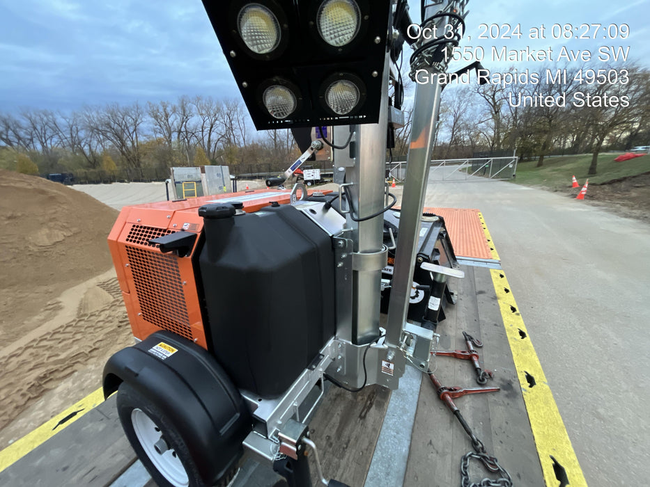 2024 Wanco WLTT-4MM4K Diesel, Deep Sea Controller, Shore Power Plug, Auto Start, (4) 350W LED Floodlights, 4kW Generator, 60 Gal Fuel Tank, 2" Ball, T3