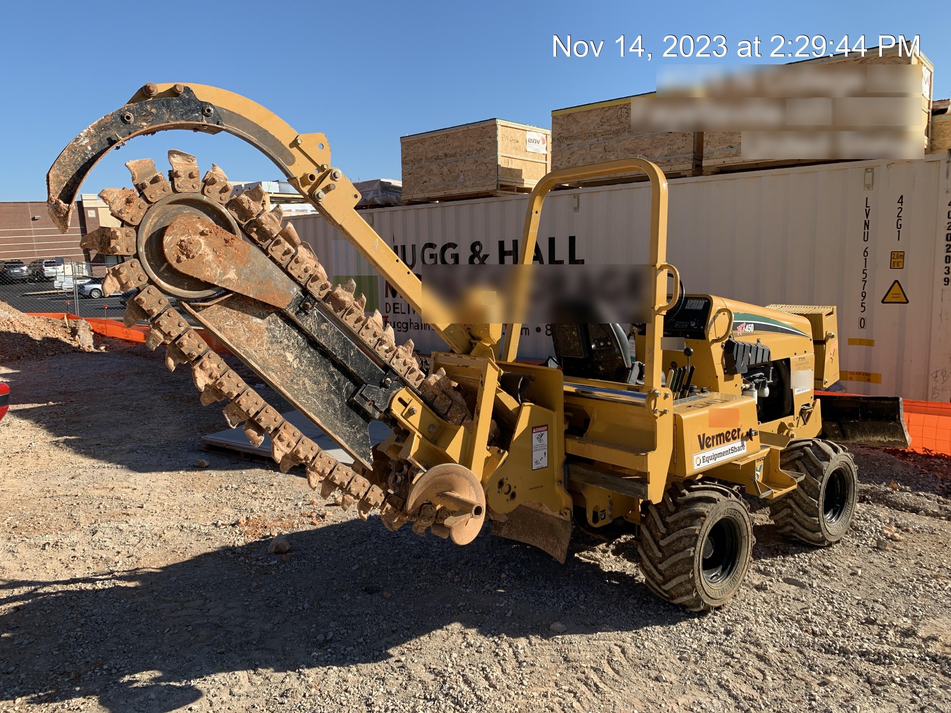 2019 VERMEER RTX450