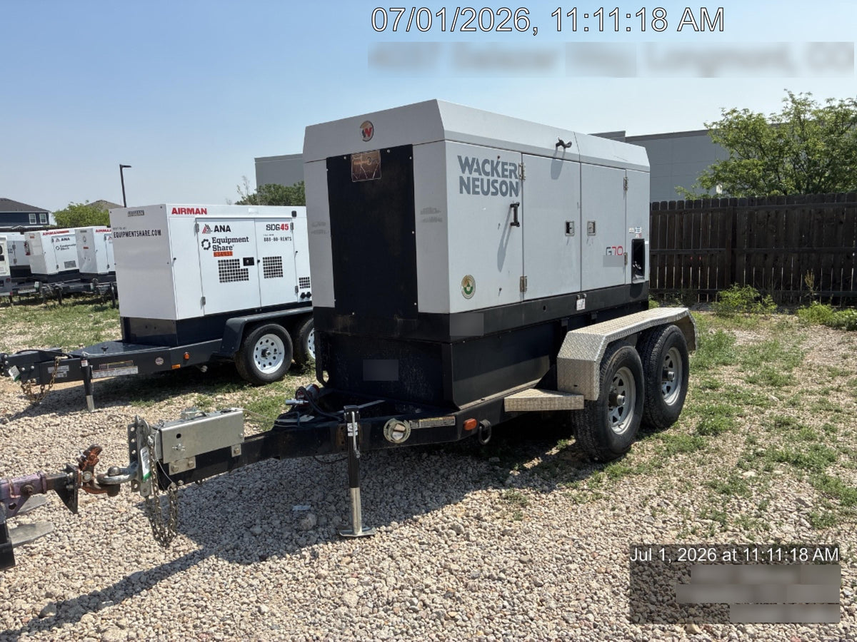 2018 WACKER NEUSON G70