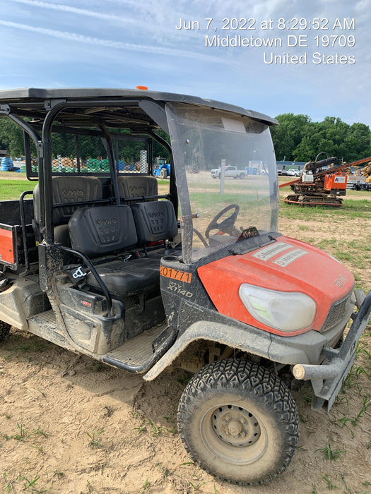 2022 Kubota RTV-X1140W-H Plastic Canopy, Windshield Acrylic Clear, LED Strobe Light, Wire Harness Kit, Back up Alarm