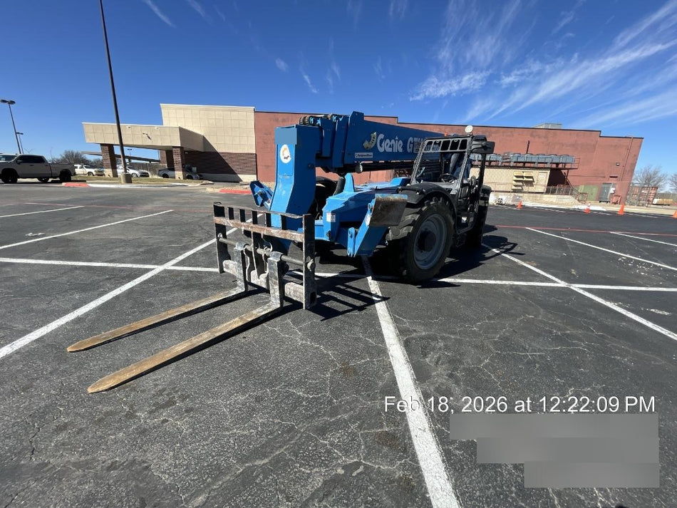 2018 Genie GTH-1056 Genie GTH-1056 w/Open ROPS, Foam Filled Tires, Work Light/Beacon, 60" Carriage and Forks