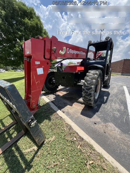 2019 Manitou MTA8044 74hp T4F, Open ROPS, Cab and Boom LED work lights, Auxiliary Hydraulics, Solid Tires, Amber strobe, Lift Hook w/66" Carriage, 60" Forks