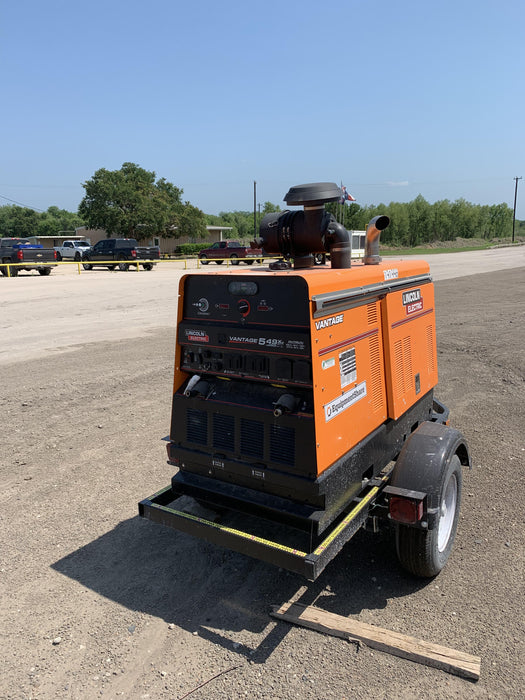 2021 Lincoln Electric Vantage 549X Ready Pak 3, ORANGE (includes trailer, cable rack, fender light kit)