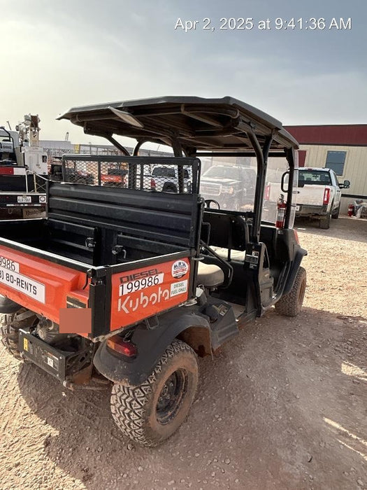 2022 Kubota RTV-X1140W-H Plastic Canopy, Windshield Acrylic Clear, LED Strobe Light, Wire Harness Kit, Back up Alarm