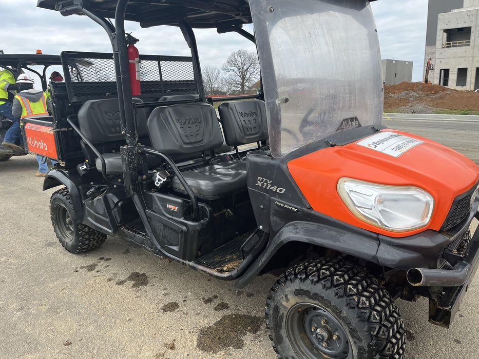 2022 Kubota RTV-X1140W-H Plastic Canopy, Windshield Acrylic Clear, LED Strobe Light, Wire Harness Kit, Back up Alarm