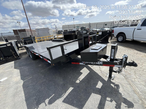 2025 TEXAS PRIDE TRAILERS 21' Lowboy Gravity Tilt Bed 14K Bumper Pull Trailer