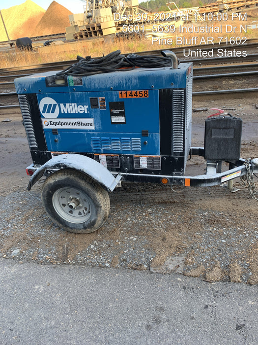2020 Miller Electric BIG BLUE 400 Trailer Mounted Welder