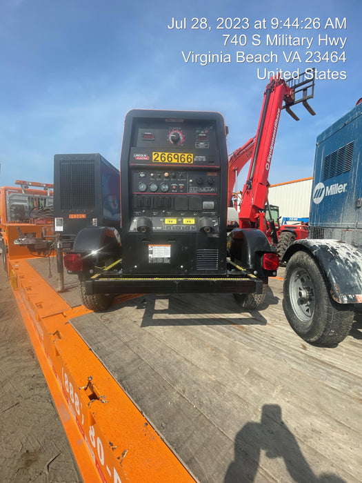 2022 Lincoln Electric LE400 Kubota V1505, Trlr, Cable Rack, Light Kit, ES Decals, T3