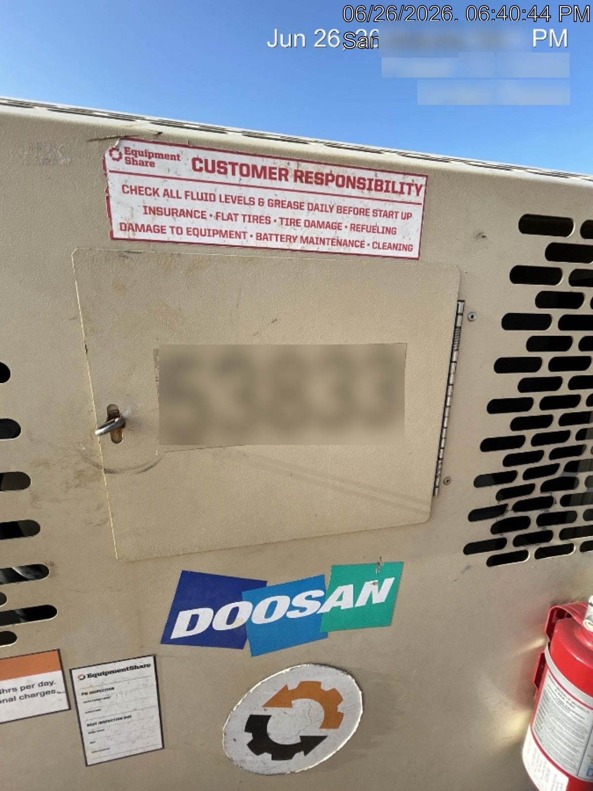2019 DOOSAN P425/HP375WCU-T4F