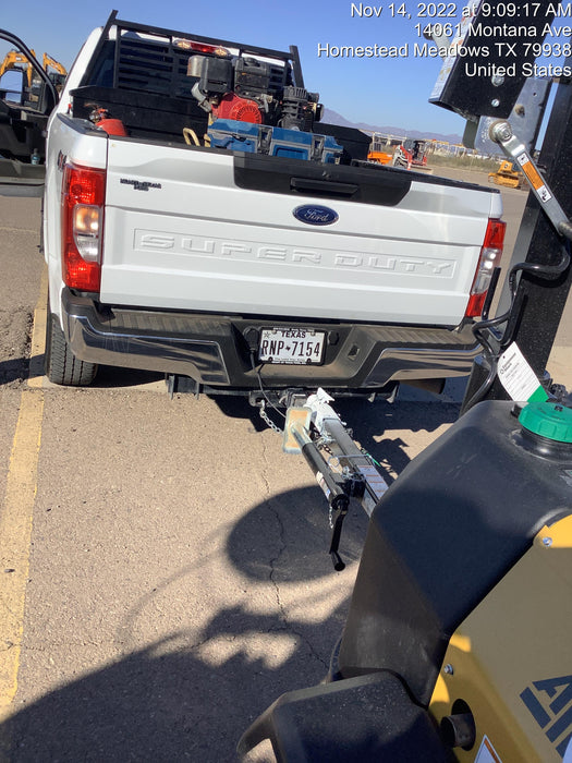 2022 Allmand NLV3GR (4) LED Light Fixture 350W, 23' Vertical Mast, 3kW Prime, Towable, ES Decals, T3