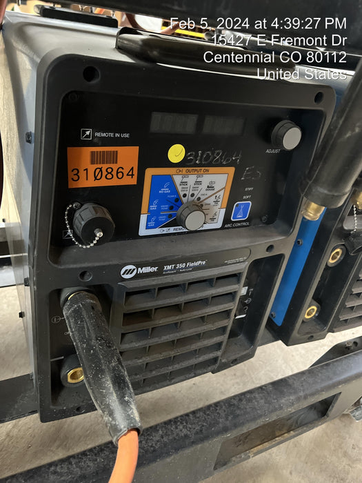 2023 MILLER ELECTRIC XMT 350