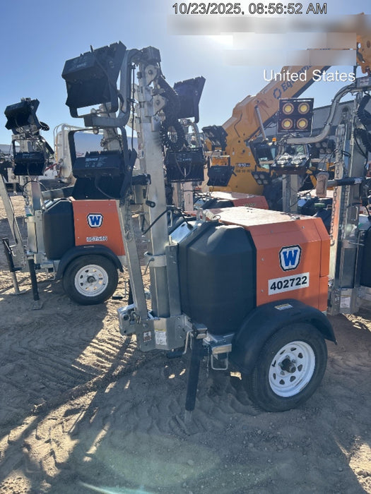 2024 Wanco WLTT-4MM4K Diesel, Deep Sea Controller, Shore Power Plug, Auto Start, (4) 350W LED Floodlights, 4kW Generator, 60 Gal Fuel Tank, 2" Ball, T3