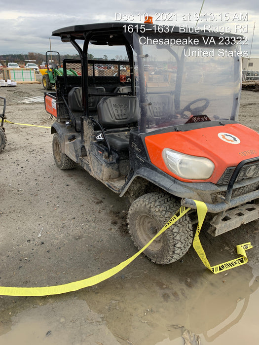 2020 Kubota RTV-X1140W-H Canopy, 4-Seater, Diesel, Windshield Acrylic Clear, Strobe Light, Backup Alarm