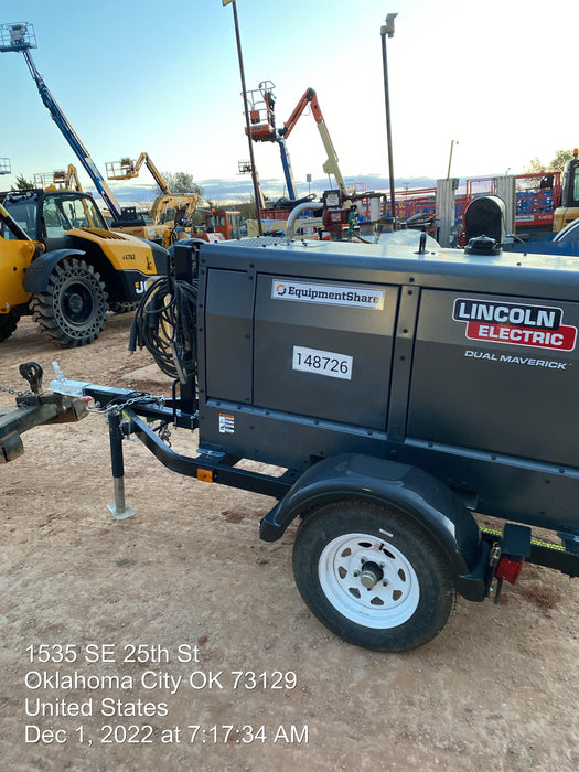 2021 Lincoln Electric Dual Maverick 200/200X Ready Pak 3 (includes trailer, cable rack, fender light kit)