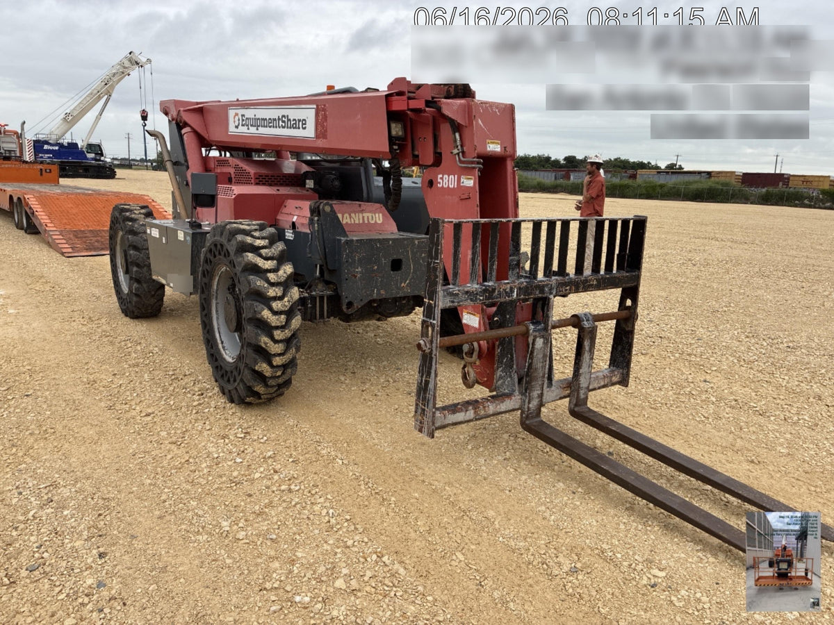 2017 Manitou 12042 Manitou MTA 12042, Solid Tires, 66" Carriage, Open ROPS, Flashing Beacon and Work Light Package