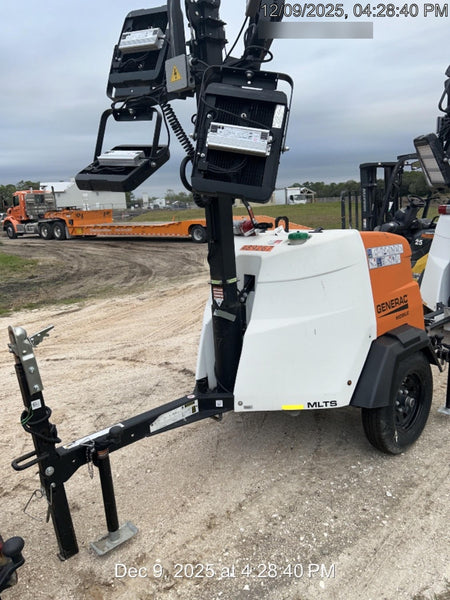 2025 Generac MLTS-4 Diesel, Mitsubishi L2E, 7.1 hp @1800 rpm, Flex Switch 120V Input, Powerzone Controller, (4) 320W LED Lights, 4kW Generator, 39.9 Gal Fuel Tank, 2" Ball, T3, ES Decals