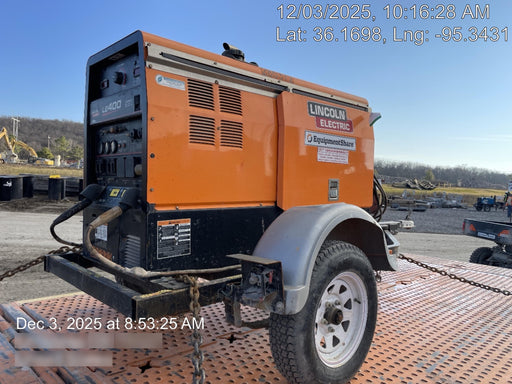 2022 Lincoln Electric LE400 Kubota V1505, Trlr, Cable Rack, Light Kit, ES Decals, T3