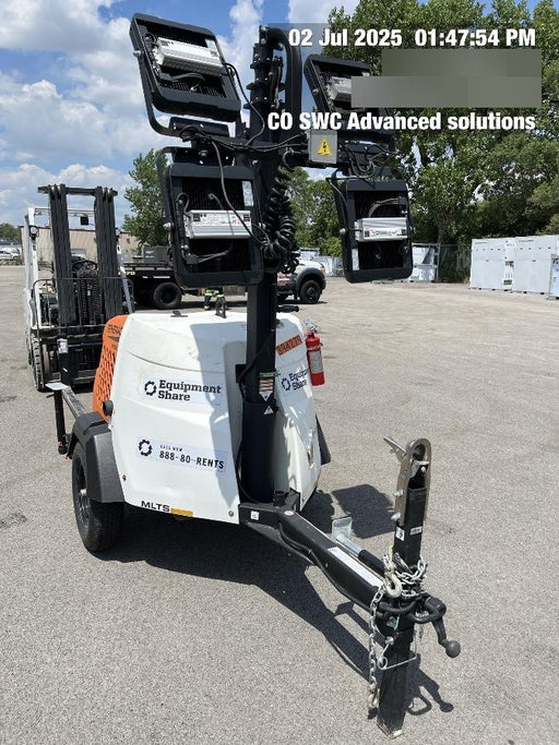 2024 Generac MLT2 Diesel, Flex Switch 120V Input, Powerzone Controller, 
(4) 320W LED Lights, 4kW Generator, 39.9 Gal Fuel Tank, 2" Ball, T3