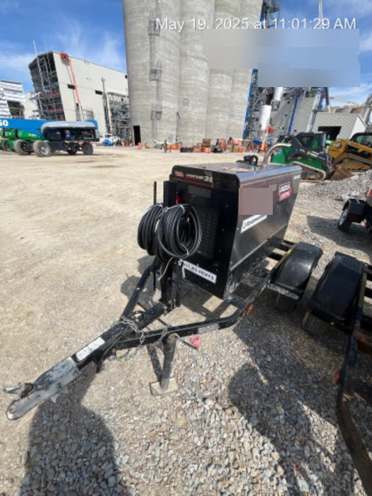 2019 Lincoln Electric Vantage 322 Ready-Pak 3, Two Wheel Trailer, Fender and Light Kit, Cable Rack