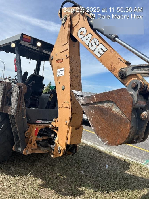2018 Case 580N STANDARD HOE, ROPS, PILOT CONTROLS, AUX HYD