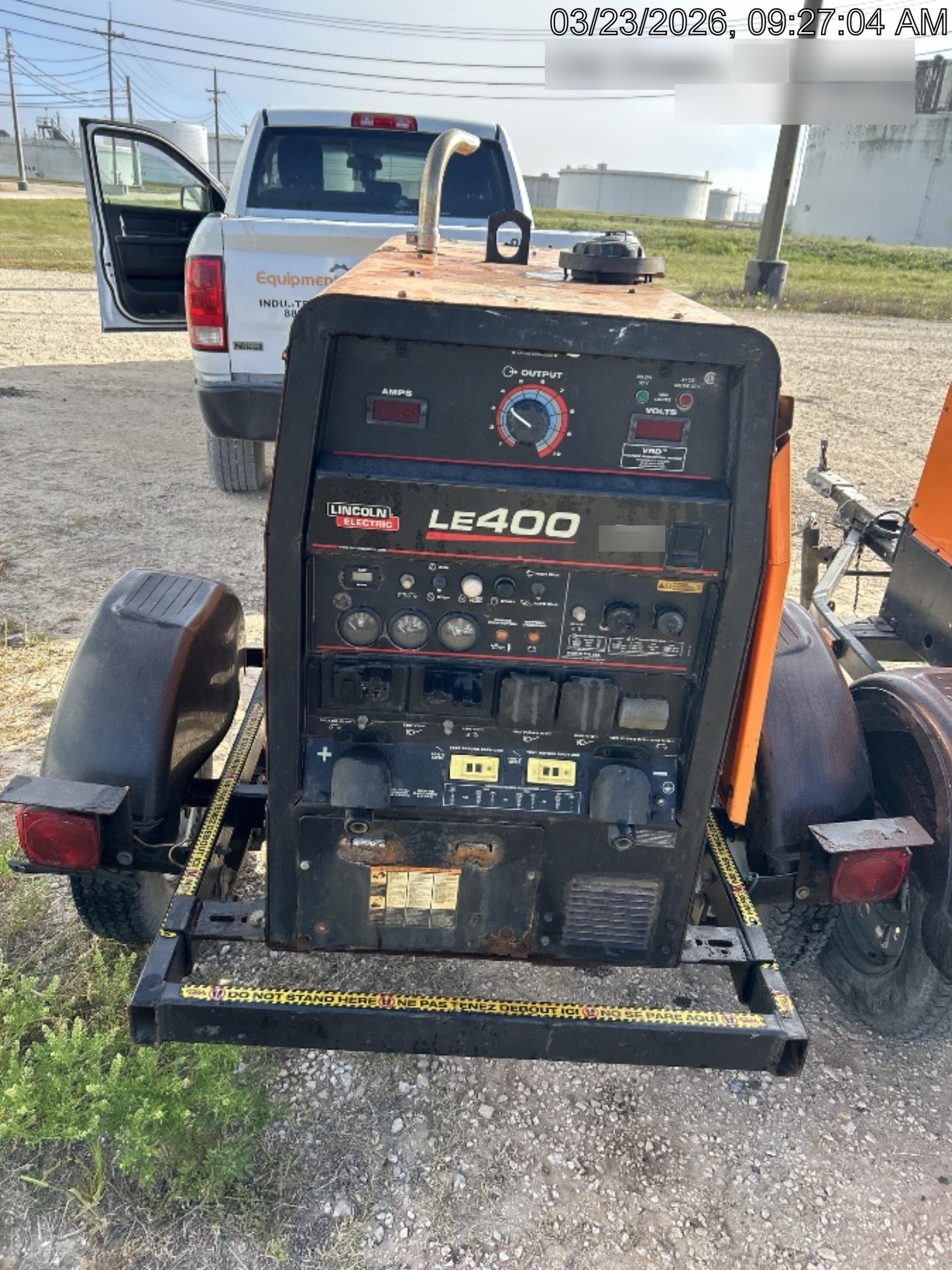2022 Lincoln Electric LE400 Kubota V1505, Trlr, Cable Rack, Light Kit, ES Decals, T3