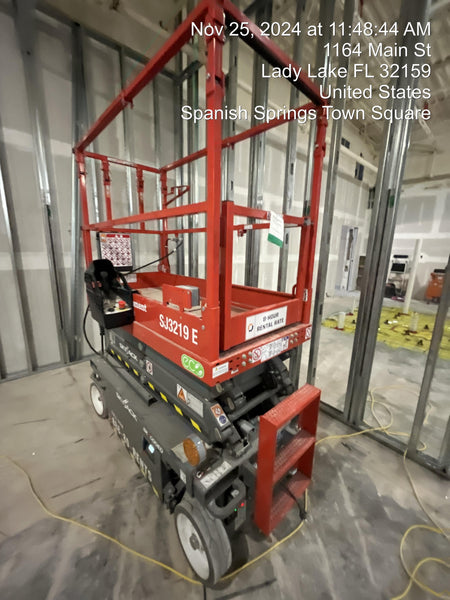 2024 Skyjack SJ3219 Electric Drive, Sld NM Tires, DBcns, RFRails, Power to Platform, T3 + Access Control
