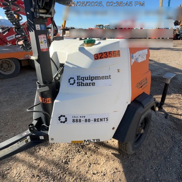 2023 Generac MLT2 Diesel, Flex Switch 120V Input, Powerzone Controller, (4) 320W LED Lights, 4kW Generator, 39.9 Gal Fuel Tank, 2" Ball, T3