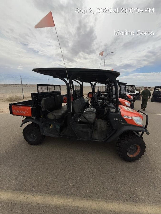 Kubota RTV-X1140W-H Plastic Canopy, Windshield Acrylic Clear, LED Strobe Light, Wire Harness Kit, Back up Alarm