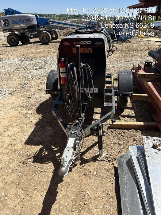 2024 Lincoln Electric LE400 Kubota V1505, Trlr, Cable Rack, Light Kit, ES Decals, T3