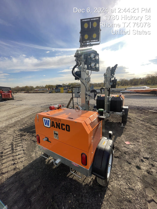 2024 Wanco WLTT-4MM4K Diesel, Deep Sea Controller, Shore Power Plug, Auto Start, (4) 350W LED Floodlights, 4kW Generator, 60 Gal Fuel Tank, 2" Ball, T3