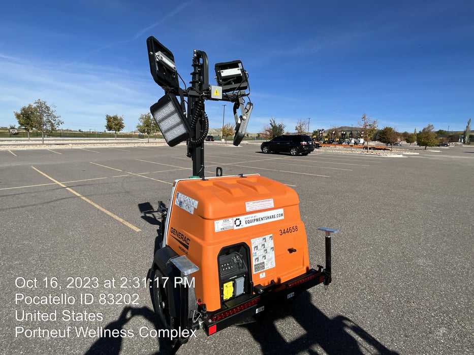 2023 Generac MLT2 Diesel, Flex Switch 120V Input, Powerzone Controller, (4) 320W LED Lights, 4kW Generator, 39.9 Gal Fuel Tank, 2" Ball, T3