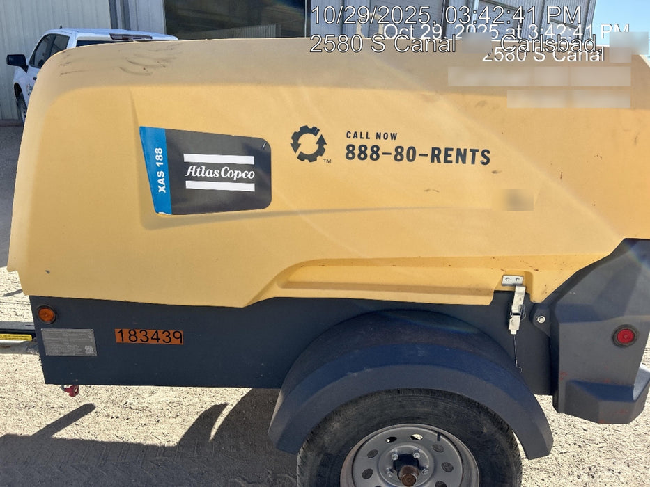 2021 ATLAS COPCO XAS188 CWK