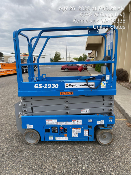 2020 Genie GS-1930 Standard Machine, 800W Inverter