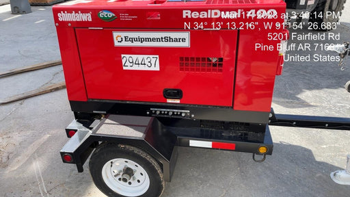 2023 Shindaiwa DGW400MDL Kubota D902 Engine, 23 HP, Dual Op Welder, Wire, Arc, Droop Stick, Tig, and CC Stick Functionality, Simulphase, 3 Phase and 1 Phase Gen Output, Single Axle NB Trlr, Slr Trckl Chrg 12V 12W, Fire Ext