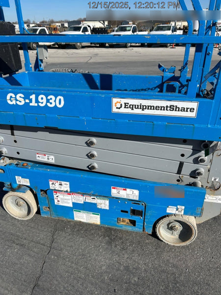 2019 Genie GS-1930 Fixed Rails with Chain Entry