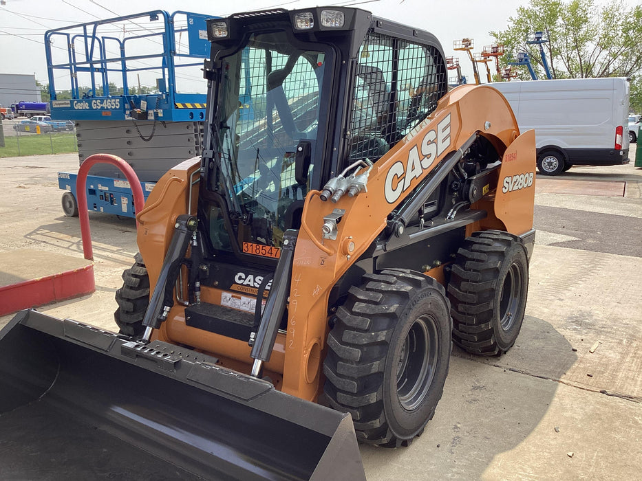 2023 Case SV280 Cab/Heat/Air/Pneumatic Tires, Radius, Hand Controls,Cold Weather PKG, Work Lights, Back Up Alarm, Manual QC (owner code 22233/user1 33322)