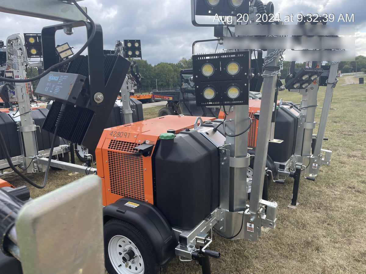 2024 Wanco WLTT-4MM4K Diesel, Deep Sea Controller, Shore Power Plug, Auto Start, (4) 350W LED Floodlights, 4kW Generator, 60 Gal Fuel Tank, 2" Ball, T3