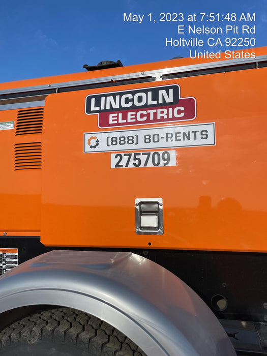 2022 Lincoln Electric LE400 Kubota V1505, Trlr, Cable Rack, Light Kit, ES Decals, T3