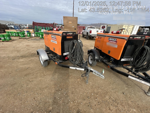 2022 Lincoln Electric LE400 Kubota V1505, Trlr, Cable Rack, Light Kit, ES Decals, T3