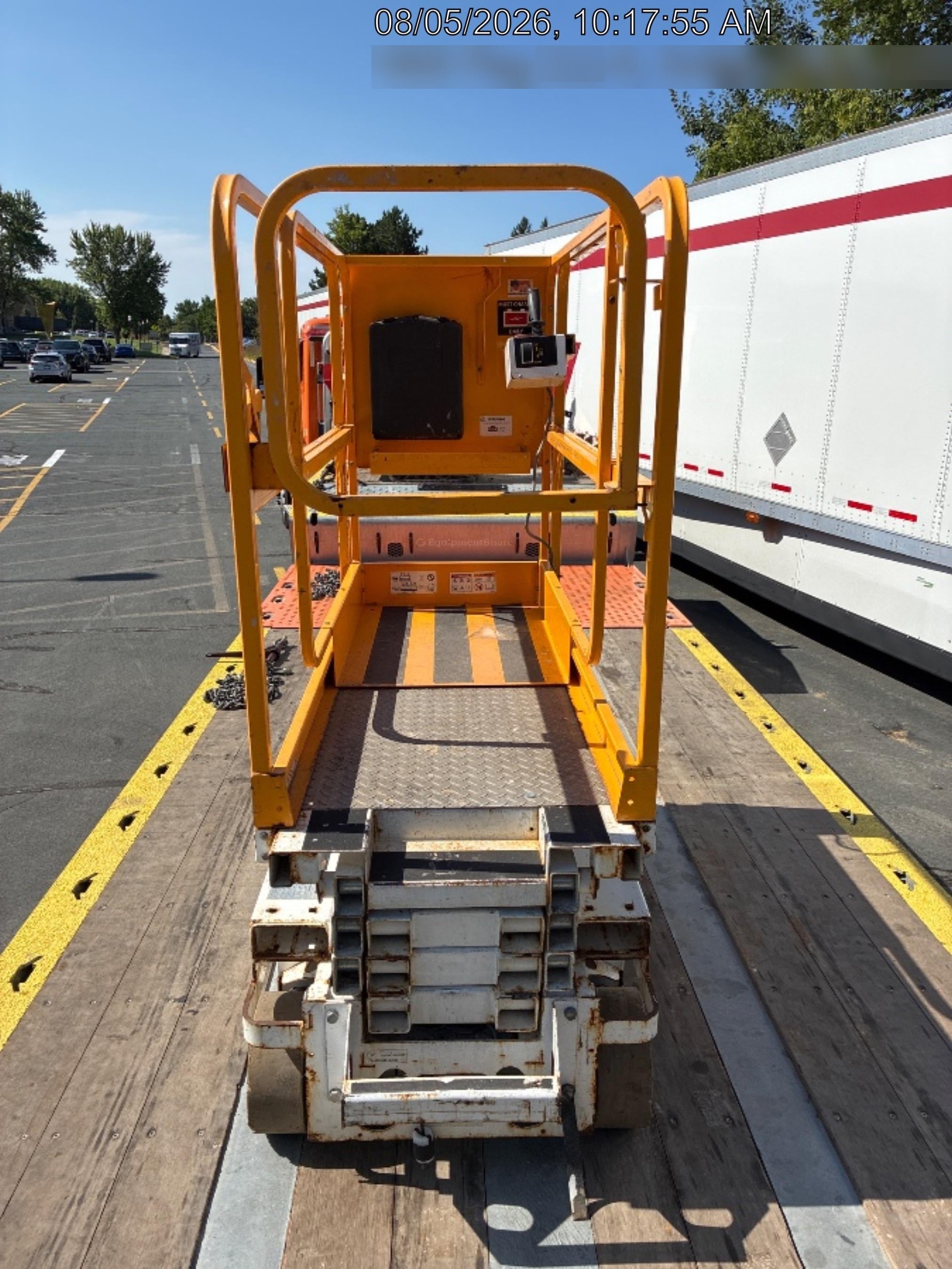 Custom Equipment HB-1430 <ul>
 <li>Hy-Brid Scissor Lift</li>
  <li>Platform capacity up to 670 lbs.</li>
  <li>Working height up to 20 ft</li>
  <li>Weighs under 1,700 lbs.</li>
  <li>Non-marking wheels </li>
</ul>
