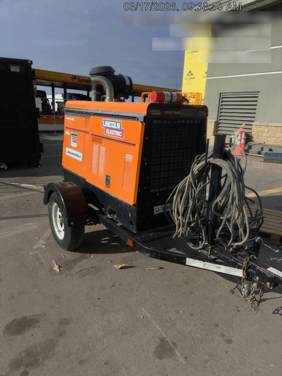 2022 Lincoln Electric Vantage 549X Crosslink Technology, Trailer Mounted, ES Decals, T3