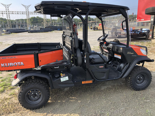 Kubota RTV-X1140W-H 4WD utility cart -LED strobe -Windshield tempered glass -Plastic canopy -Wire harness kit -Backup alarm