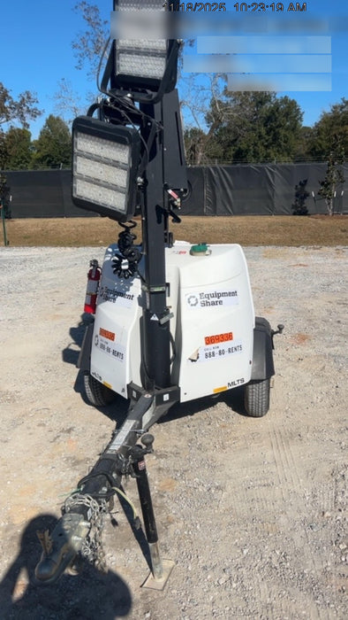 2023 Generac MLT2 Diesel, Flex Switch 120V Input, Powerzone Controller, 
(4) 320W LED Lights, 4kW Generator, 39.9 Gal Fuel Tank, 2" Ball, T3