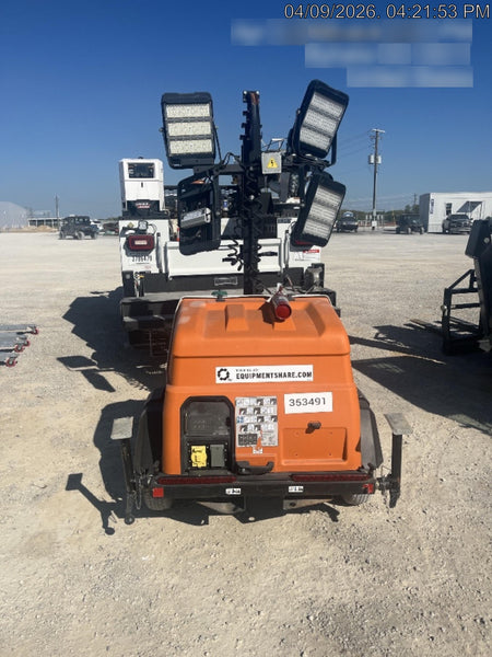 2023 Generac MLT2 Diesel, Flex Switch 120V Input, Powerzone Controller, (4) 320W LED Lights, 4kW Generator, 39.9 Gal Fuel Tank, 2" Ball, T3