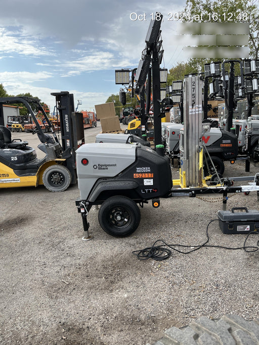 2024 Wacker Neuson LTT4 Diesel, Kohler KDW702, Deep Sea Controller, Auto Start, LED 320W, Bypass Outlet, T3