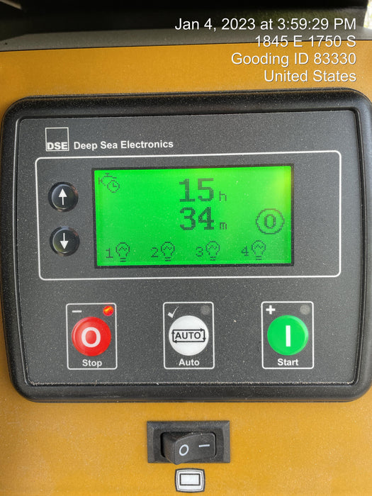 2022 Allmand NLV3GR (4) LED Light Fixture 350W, 23' Vertical Mast, 3kW Prime, Towable, ES Decals, T3