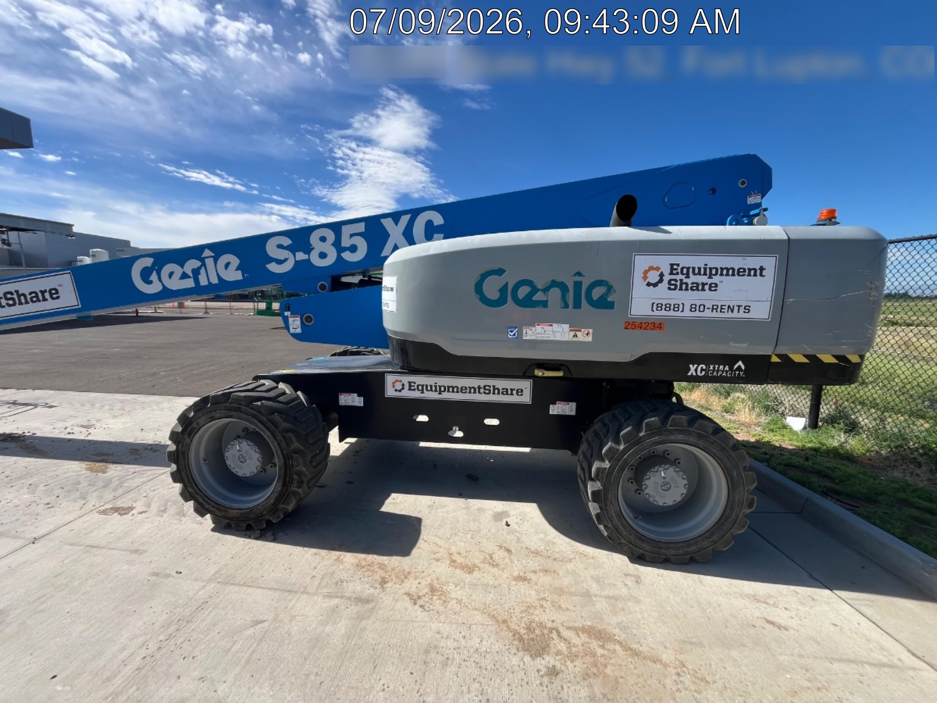2022 GENIE S-85 XC