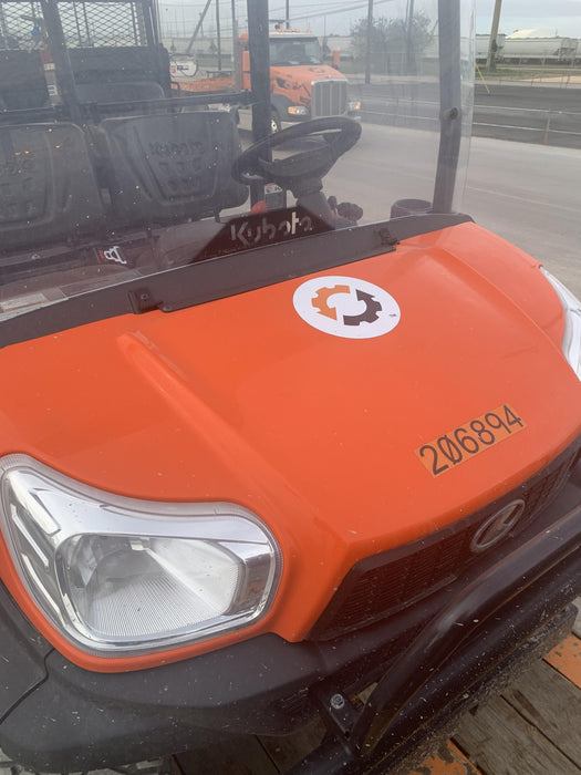 2022 Kubota RTV-X1140W-H Plastic Canopy, Windshield Acrylic Clear, LED Strobe Light, Wire Harness Kit, Back up Alarm