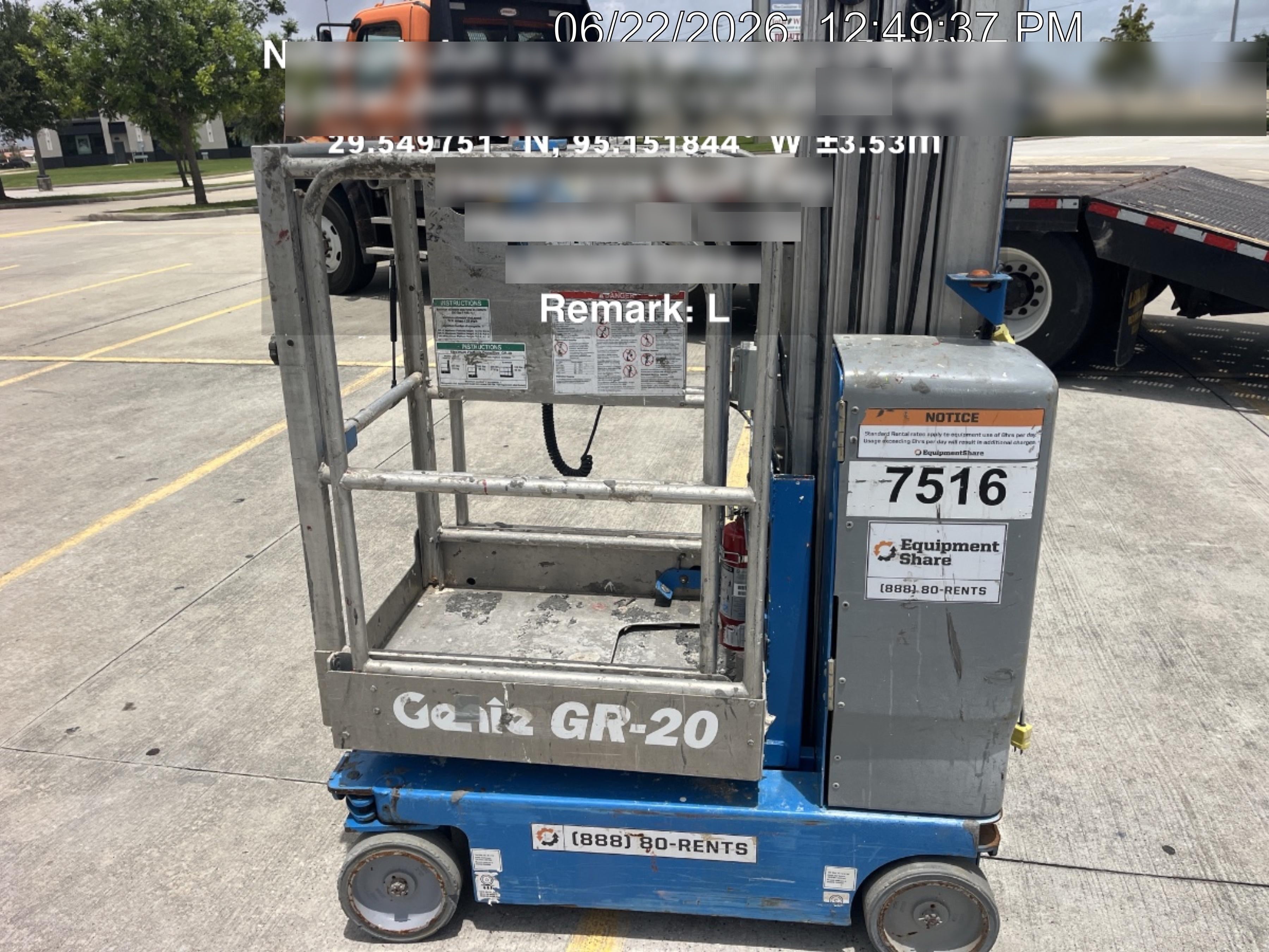 2018 GENIE GR-20
